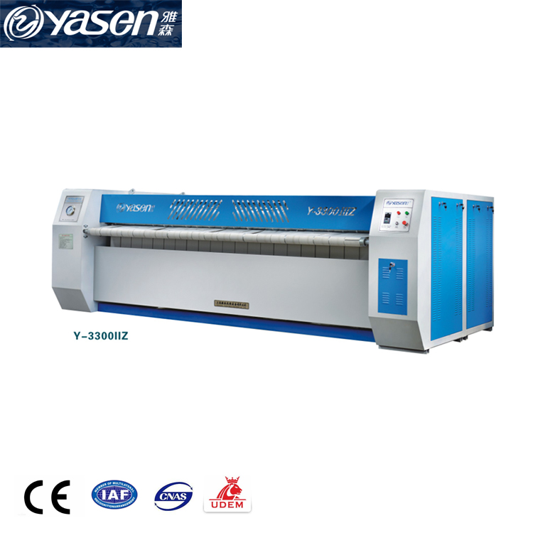 Washing Center Flatwork Ironer Machine Automatic Steam Heating Ironing Folding