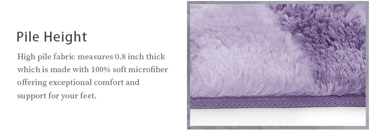 High Absorbent 20x30 Microfiber Bathroom Shower Mat easy cleaning