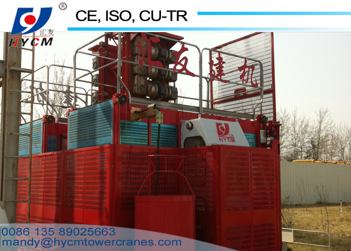 Construction Building Hoist 4 ton Elevator with Spare Parts and VFD