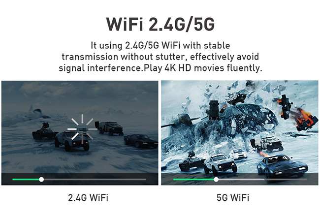 T972 Amlogic Home Cinema Projector 0.23" 1080p Dmd 200 Lumens Electric Focus
