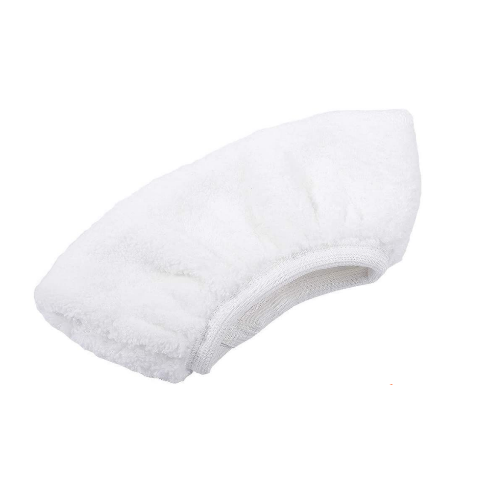 Universal White 13.5 Inch Length Steam Mop Washable Pads
