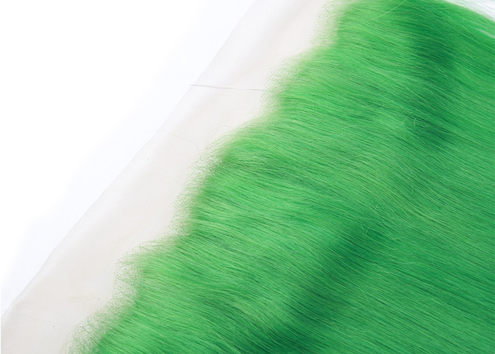 10" - 20" Human Hair Lace Closure No Synthetic Green Color No Smell