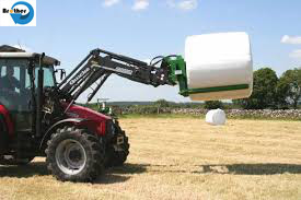 White PP Woven Hay Bale Stack Covers 160gsm , Woven Polypropylene Hay Bale Fabric