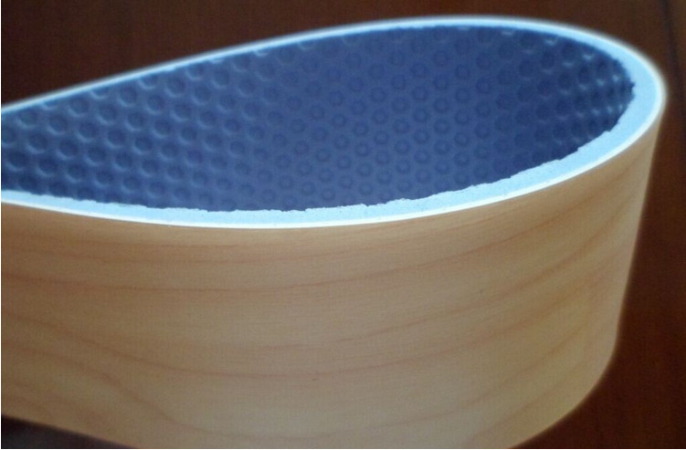 Custom PVC Floor Covering , Basketball Court Flooring Wood Grain Surface