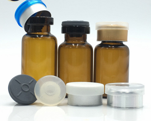 Clear brown 10ml Glass Vials Small Glass Bottles For Injection Liquid Oil