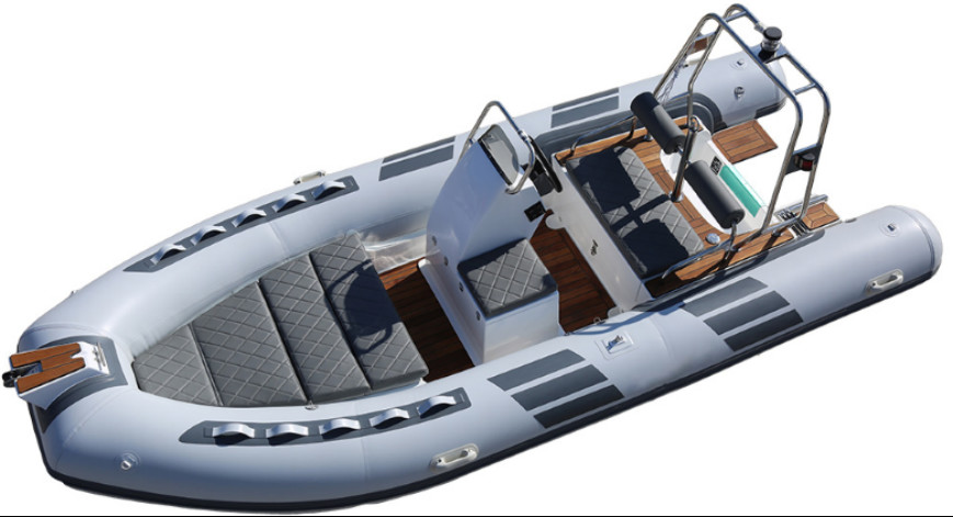 2022 orca hypalon rigid rib boat 16ft with fuel tank light grey rib480D with sundeck