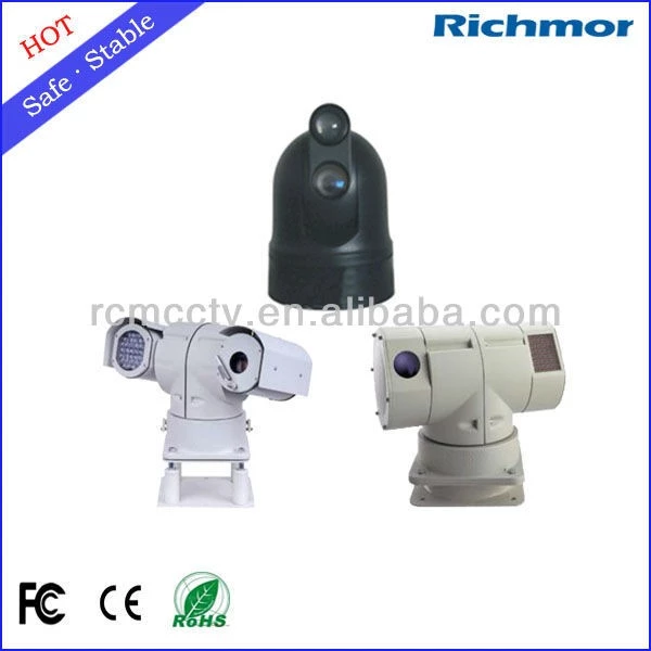 Outdoor Waterproof High Speed Rotate Car Thermal Camera With 4 Channel PTZ Controller
