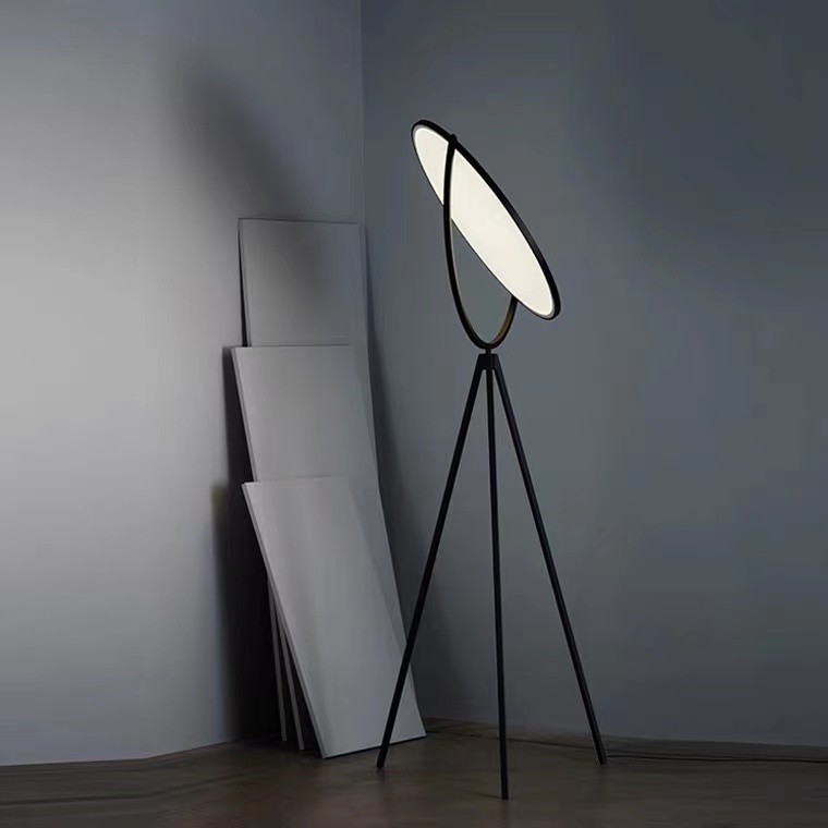 Modern Standing Hotel Bedroom Led 3 Feet Shelf Tripod Floor Lamp