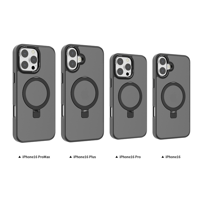 Magnetic Invisible Stand Magsafe Phone Case 16FT Military Shockproof Protection
