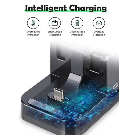 OEM Joy Con Pro Controller Charger Station 500 MAh * 4