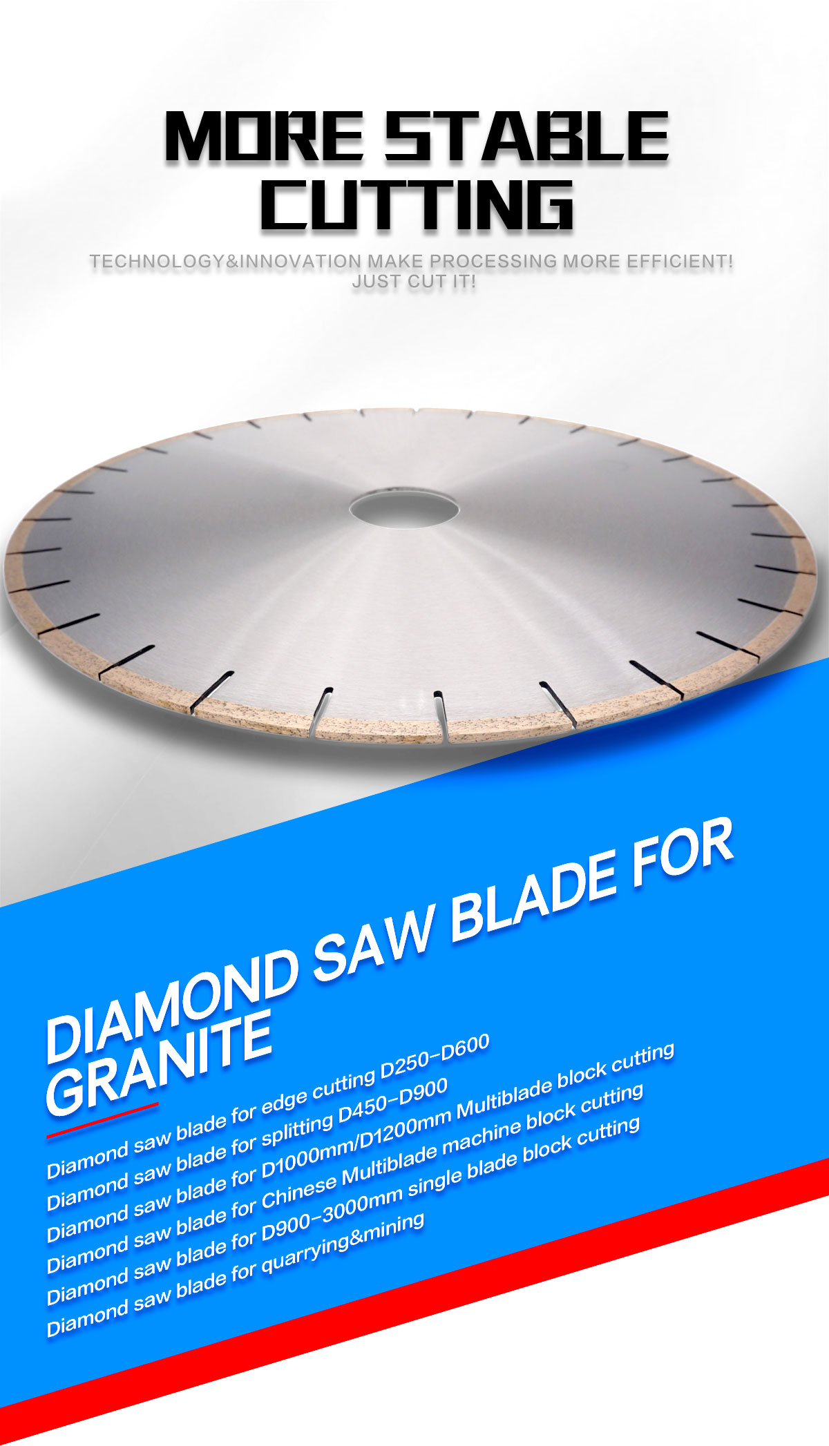 400MM Diamond Circular Granite Cutting Blades for High Precision and Accuracy