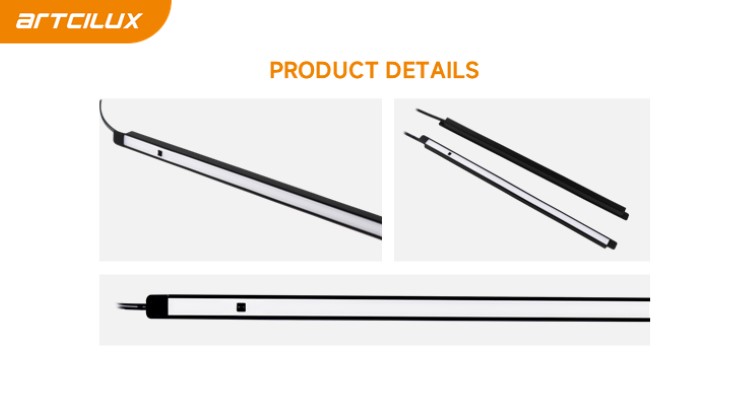 Embedded LED Cabinet Strip Light Ultra Thin 7mm Width Customized Length