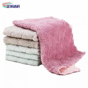 Buy cheap Fluffy Reusable Microfiber Cloths 300GSM 25X25CM Edgeless Kitchen Cleaning Cloth product