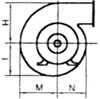 Low in noise centrifugal air-blower