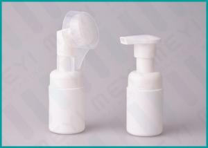 Buy cheap 30 ML Round White Foam Soap Pump Bottle With Brush Head For Shaving Liquid product