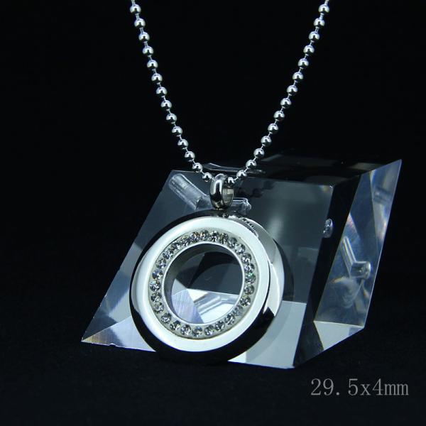 Fashion High Quality Fashion Stainless Steel Round Shapped Necklace Pendant