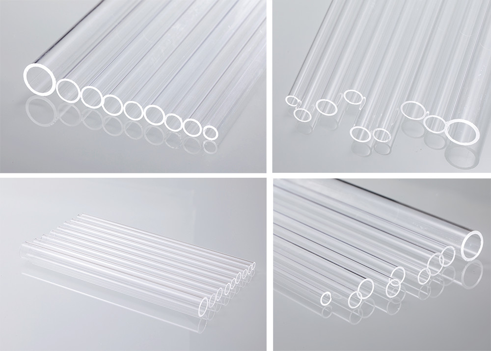 Clear Quartz Glass Pipe 5000 Hours For Twin Tube Infrared Heating Lamp