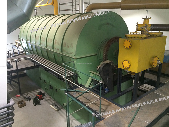 Mixed Waste Plastic Small Pyrolysis Plant To Oil For Tyre Recycling 10 Ton
