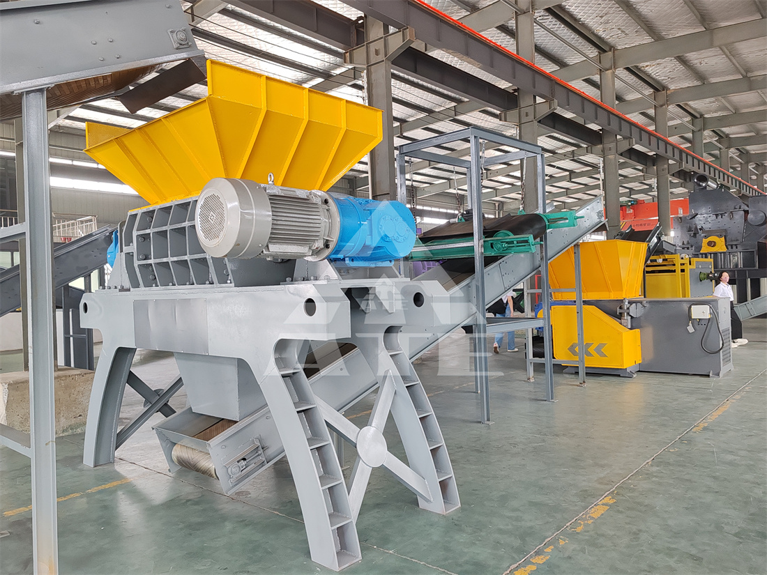 Waste Textile Shredder Machine Two Shaft Cloth Leather Fabric Shredder