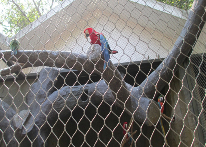 Knotted Wire 7x7 7x19 Stainless Steel Aviary Netting