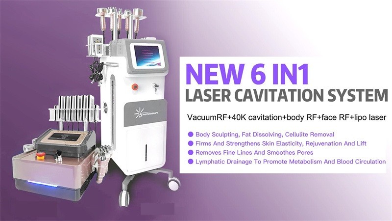 Rf 40k Cavitation Body Slimming Machine Ultrasonic Lipo Laser Pads
