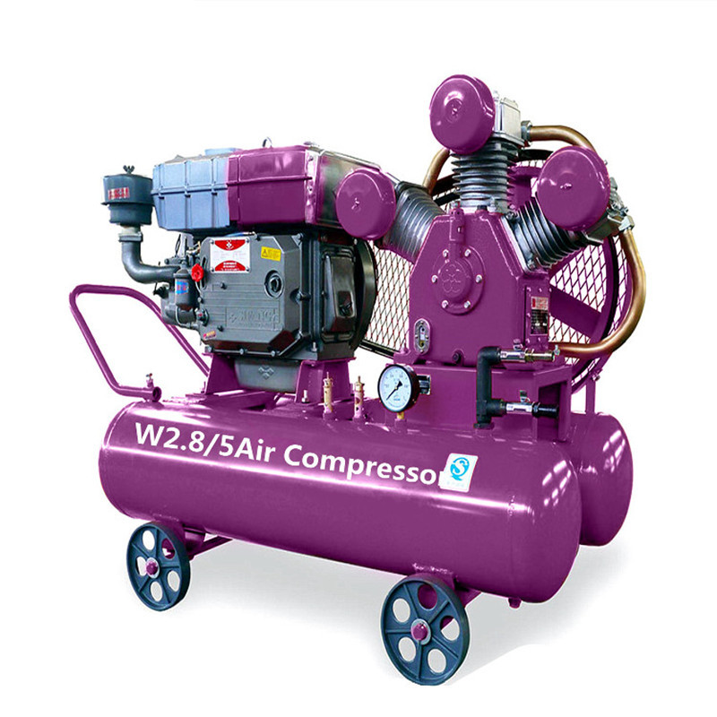 Belt-Driven Air Compressor Low Noise Industrial Air Compressor Reciprocating Air Compressor Machine