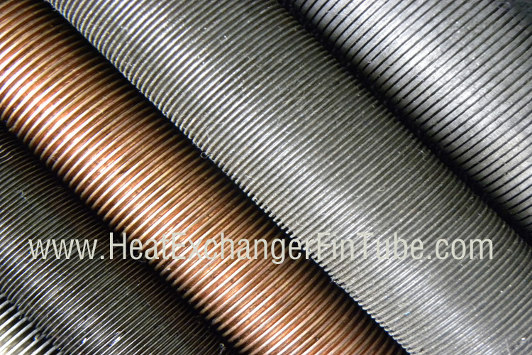 Extruded Low Fin Tube Machine , OD12mm ~ OD 25.4mm with 26 FPI / 28FPI / 30FPI / 36FPI