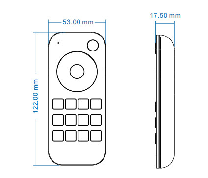Smart Lighting Led Remote Controller , Led Dimmer Controller With Rotary Knob