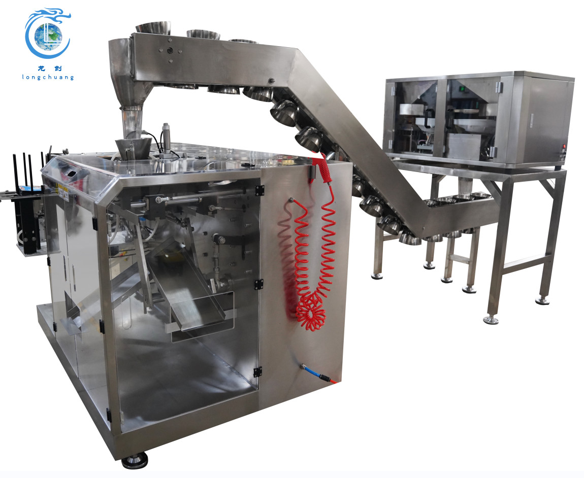 ISO9001 Zipper Pouch Powder Packing Machine Doypack Automatic Weight Packing Machine