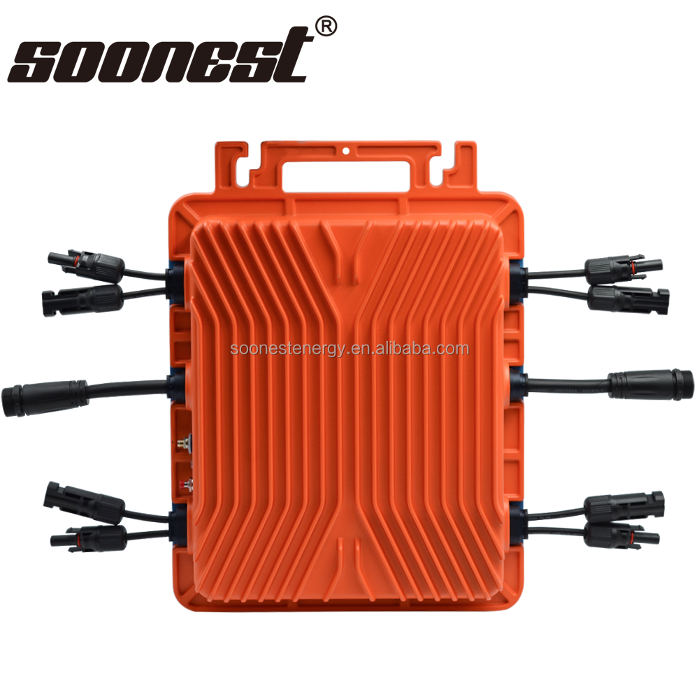 Ready Stock 1800 Watt Solar Micro Inverter Wifi Communication Bdm 2000 Microinverter 1800W Balcony Solar Power System