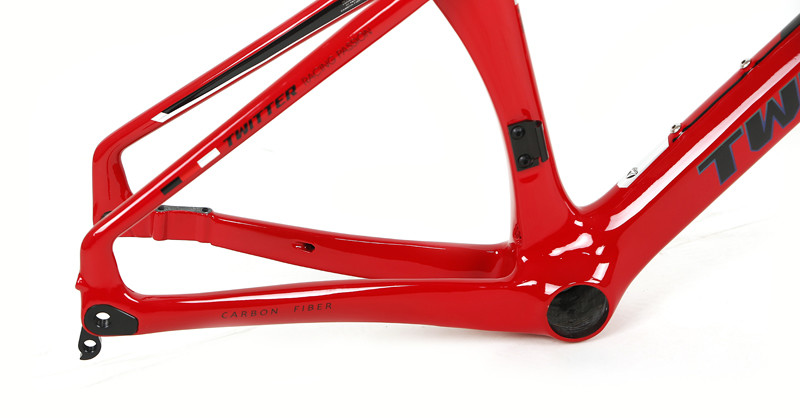 Height 36cm Carbon Road Bike Frame High Modulus T800 Carbon Fiber