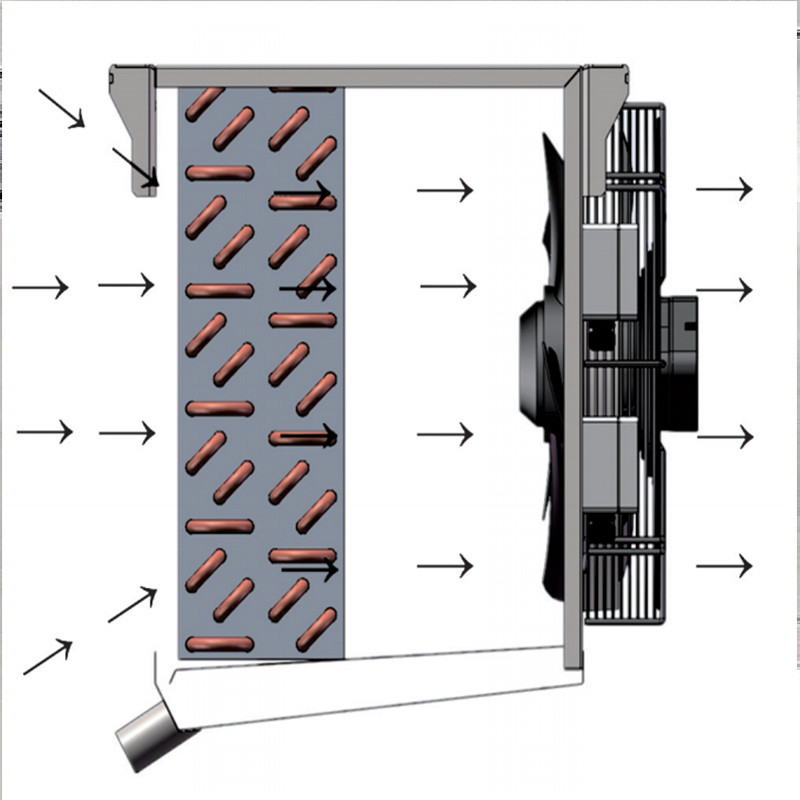 Walk In Cold Room Air Cooler For Heat Transfer White Hypothermy Evaporator