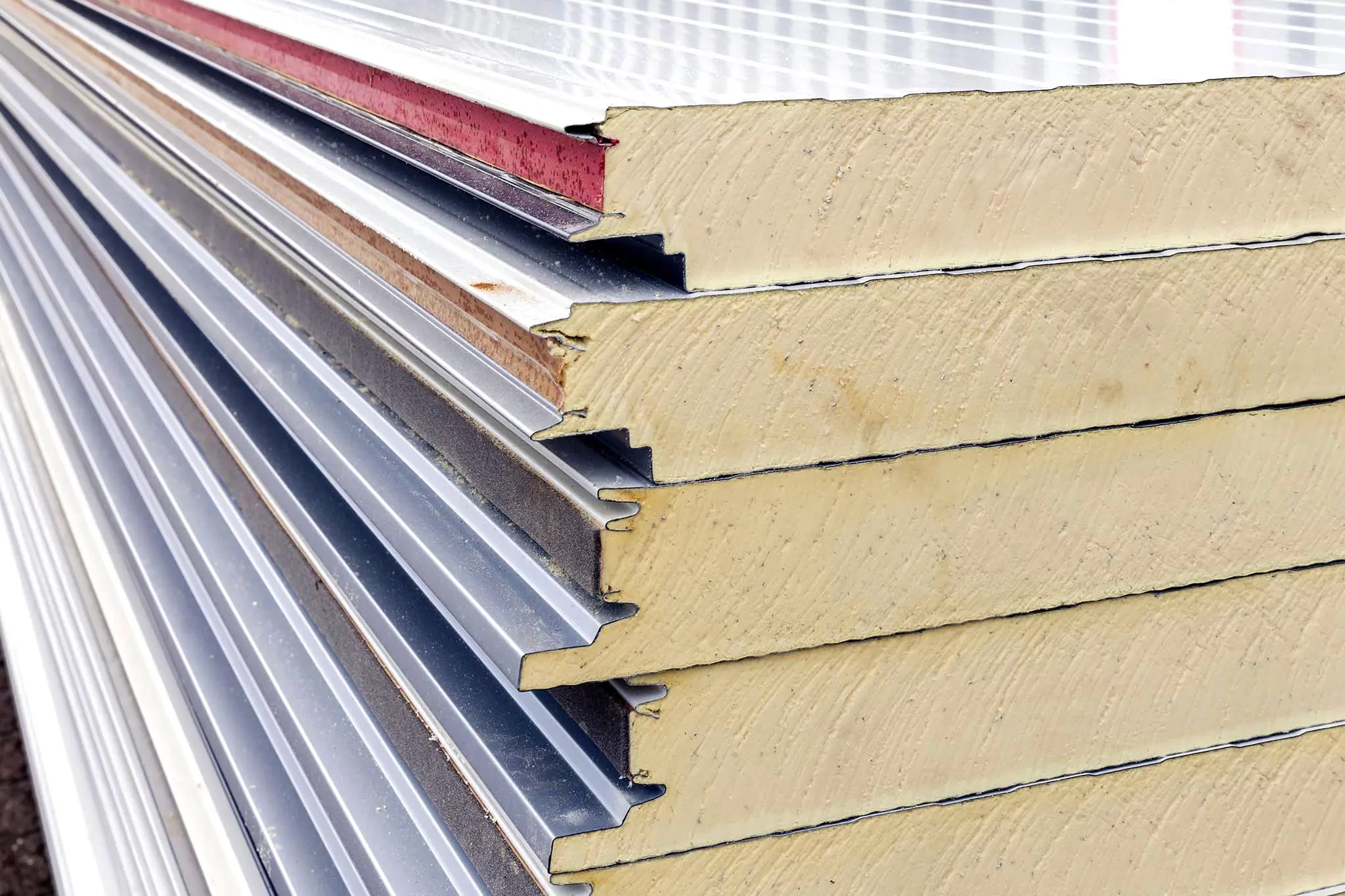 Polyurethane Insulated Metal Panel Walls PU Sandwich Panel Wall