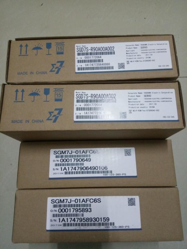 NEW&ORIGINAL Yaskawa SGM7J-01AFC6S+SGD7S-R90A002,GMAV-02ADA61 china servo motor suppliers