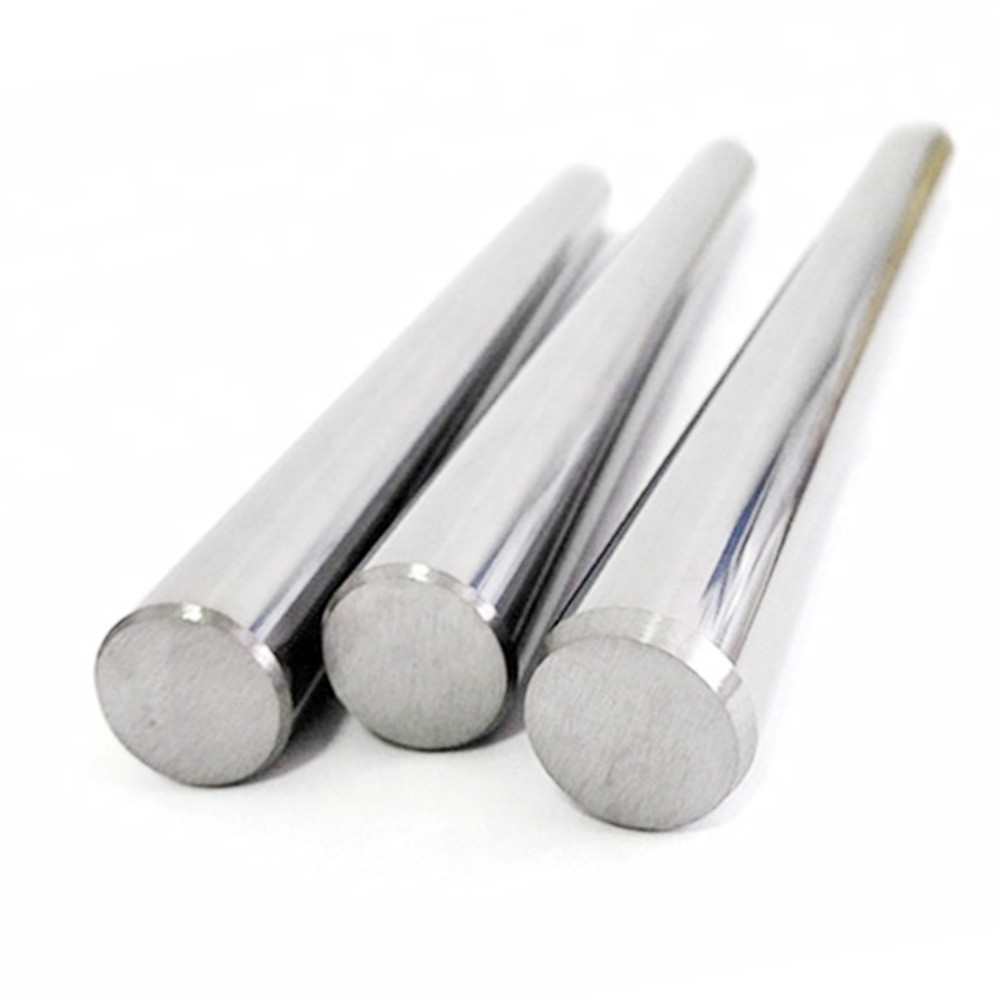 K40 - K50 Solid Carbide Round Blanks Ground Rods HRA 92.4 With Chamfer