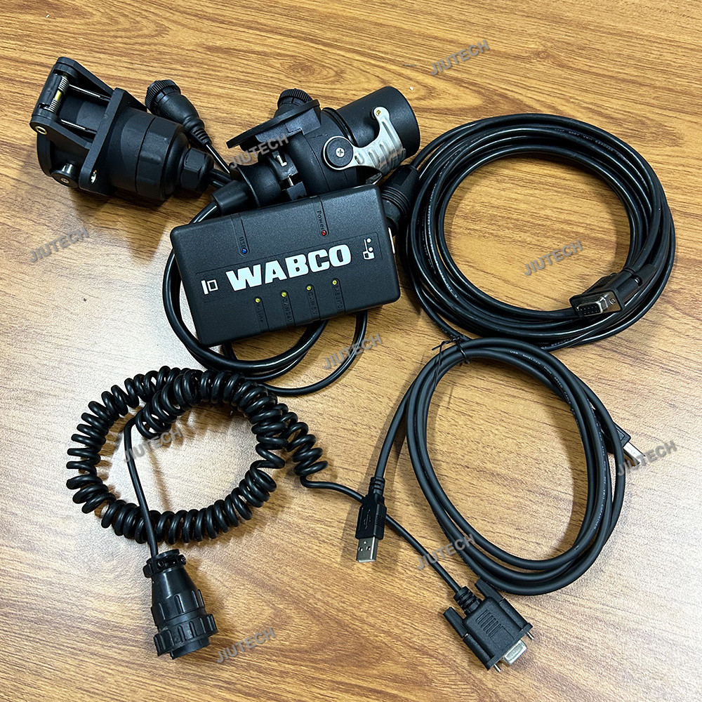 For WABCO Diagnostic tool KIT Trailer and Truck Diagnostic System Interface (WDI) Heavy Duty Scanner+cf19 laptop