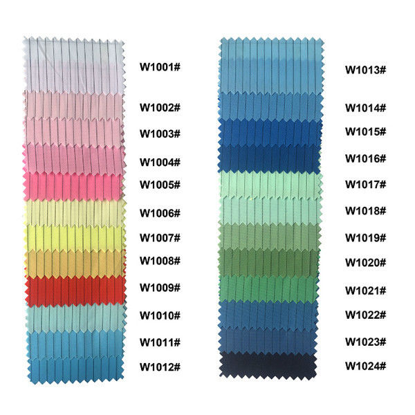 5mm Stripe 99% Polyester 1% Carbon ESD Fabric For Class 10000 Cleanroom