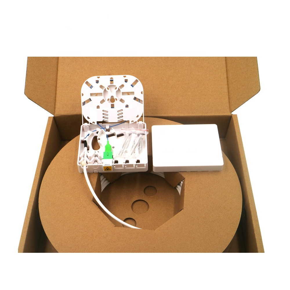 SC LC Shuttered Adaptor Drop Cable 4.0mm Fiber Optic Termination Box