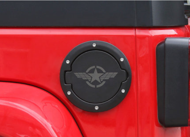 Car Fuel tank cover Locking Car Exterior Accessories for 2007-2018 Jeep Wrangler