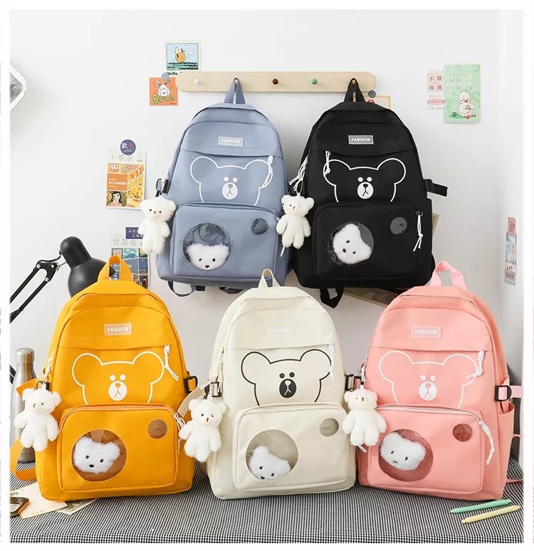 Travel Backpack Girls Laptop School Bag Sets Backpacks Carton Colourful 2022 China