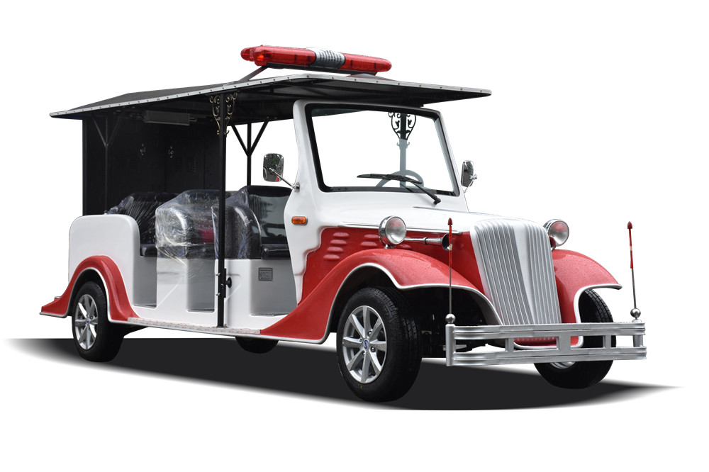 Classic Type Electric Patrol Car And Fire Fighting Vehicle for Eight Passengers