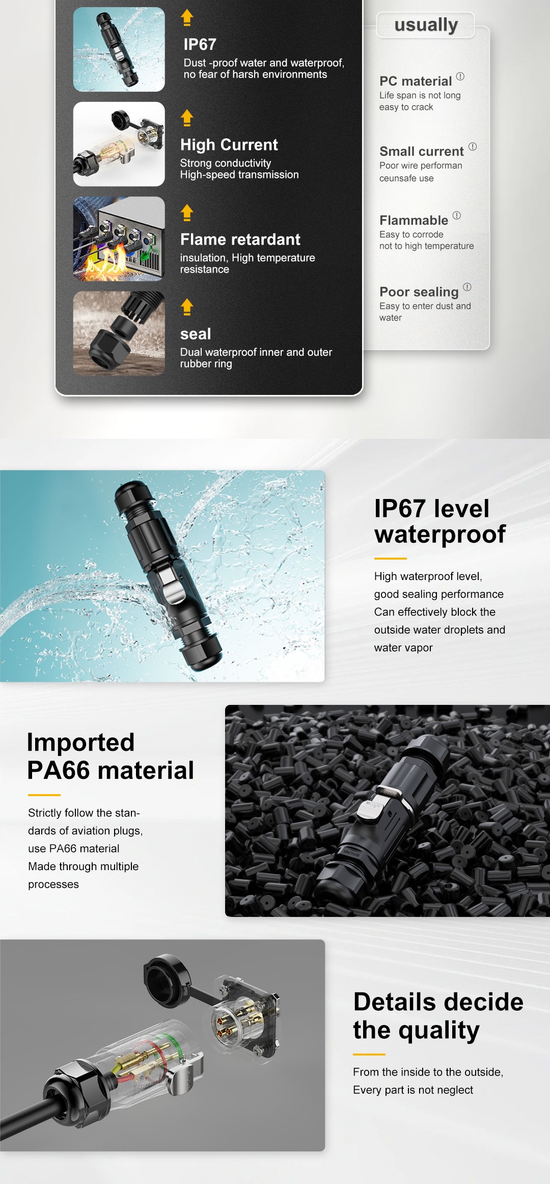 quick connect electrical connectors
