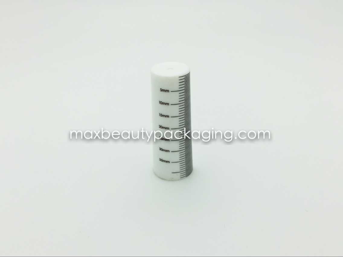 N1030 glossy white nail polish cap with printing nail polish packaging plastic cap uv coating color available