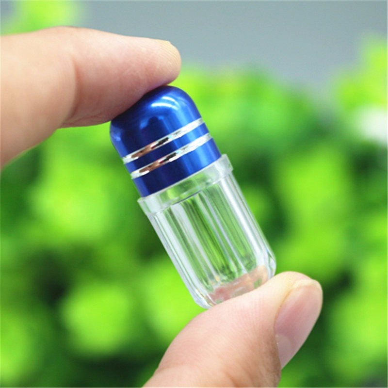 13mm Small Pill Bottles Cylindrical Shape Single Capsule Packaging