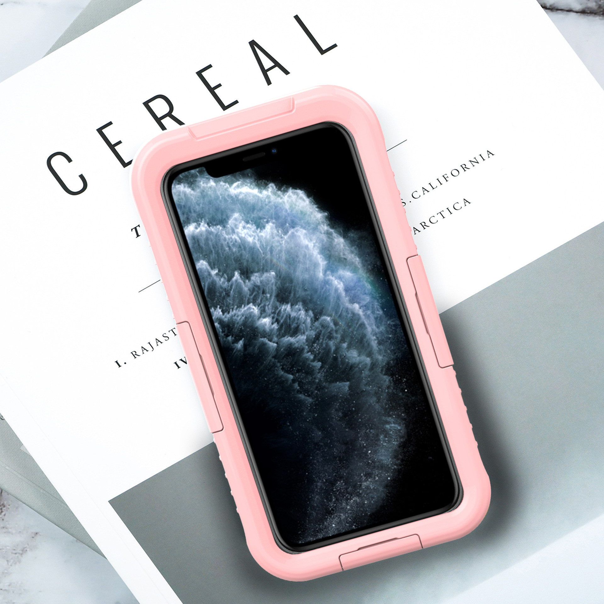 Waterproof Dustproof Mobile Phone Case Hybrid Convinent Install Dustproof For Iphone