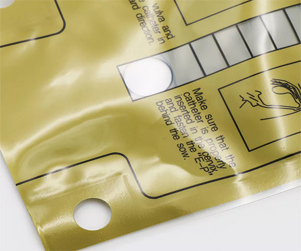 100ML Custom Pig Semen Collection Bags OPP Design 0.04mm-0.22mm