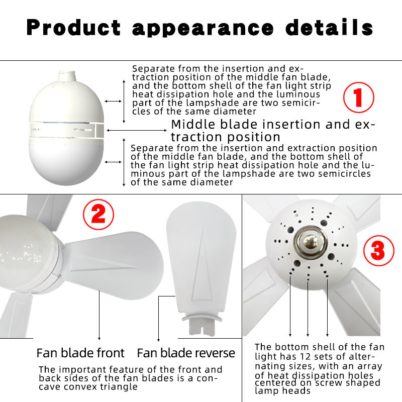 Ceiling Fan With Light, Modern Remote Control Closed Low Profile Ceiling Fan With Light