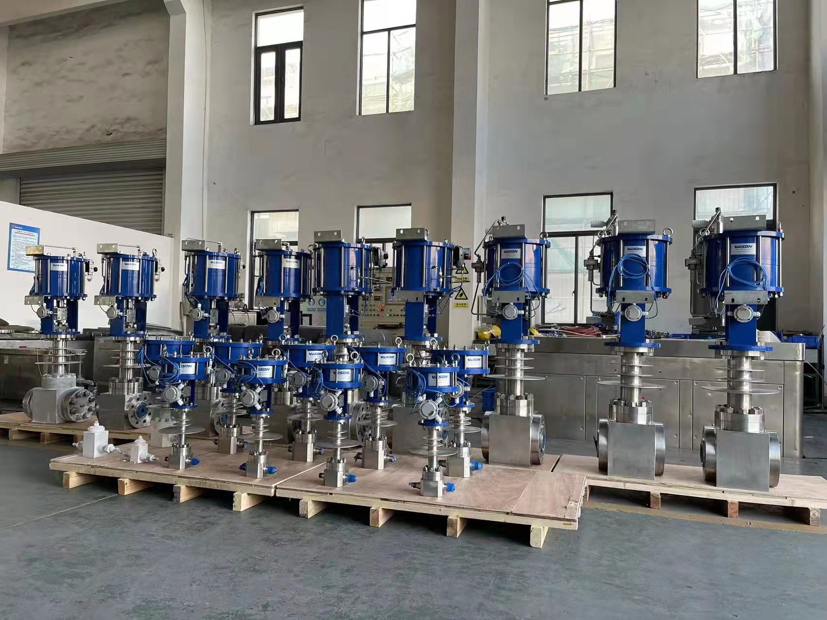 Hydraulic Cryogenic Pneumatic Actuated Globe Valve DN65 PN320 2500lb LNG