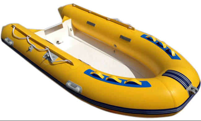 2022 new Fiberglass hull inflatable tube PVC simple boat 270 rib boat cheap