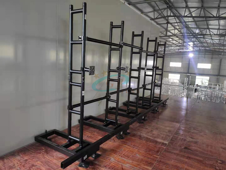 ground support truss cheap led screen stage truss display truss led screen wall stand